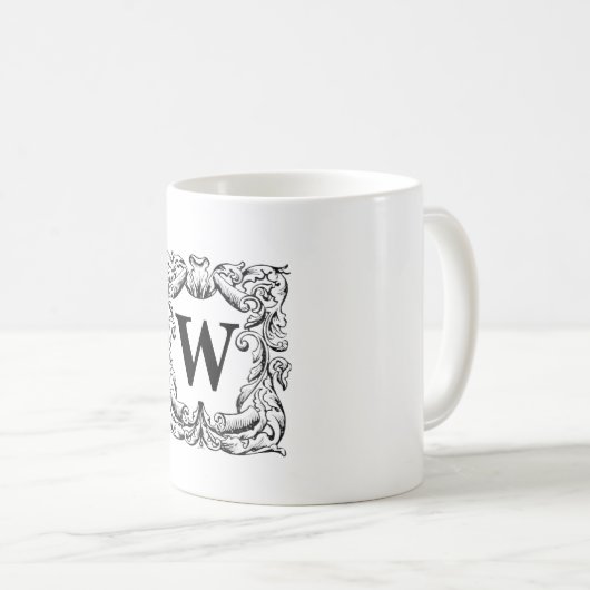 Benutzerdefinierter Letter Kaffeetasse (VorderseiteRechts)