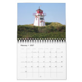 Benutzerdefinierter Leuchtturmkalender|Bearbeitbar Kalender (Feb 2027)