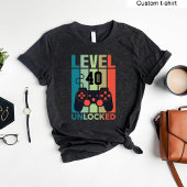 Benutzerdefinierter Level 40 Entsperrter Video-Gam T-Shirt