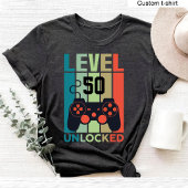 Benutzerdefinierter Level 50 Entsperrter Video-Gam T-Shirt