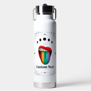 Benutzerdefinierter LGBTIA-Stolz-Tarot-Regenbogen Trinkflasche