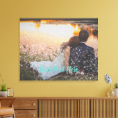 Benutzerdefinierter Lichteffekt Hochzeitsstimmung Leinwanddruck (Insitu (Wohnzimmer))