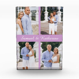 Benutzerdefinierter Liebesdrehbuch-Acrylfoto-Block Fotoblock