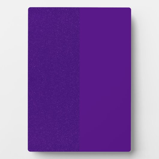 Benutzerdefinierter Lila Glitzer und Matte Easel P Fotoplatte (Vorderseite)