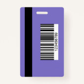 Benutzerdefinierter Lila Pressepass mit bearbeitba Ausweis (Rückseite)