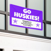 Benutzerdefinierter Lila Teambanner Banner (Äußeres Gebäude)