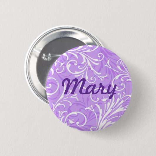 Benutzerdefinierter Lila Zierknopf Button (Vorne & Hinten)