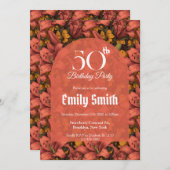 Benutzerdefinierter Lilien-Anhänger Außenbereich G Einladung (Vorne/Hinten)