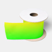 Benutzerdefinierter Lime Ombre Satinband (Spule)