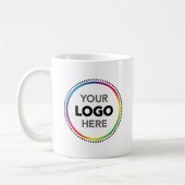 Benutzerdefinierter Logo-Kaffee-Becher | Unternehm Kaffeetasse (Links)