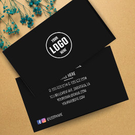 Benutzerdefinierter Logo-Kreis Modernes Minimalist Visitenkarte