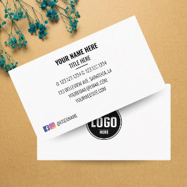 Benutzerdefinierter Logo-Kreis Modernes Minimalist Visitenkarte