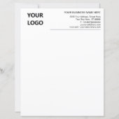 Benutzerdefinierter Logo-Name-Adresse-Info-Geschäf (Vorderseite)