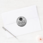 Benutzerdefinierter Logo Name BodyButter Kosmetik Runder Aufkleber (Umschlag)