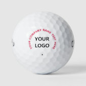 Benutzerdefinierter Logo Name Text Informationen z Golfball (Vorderseite)