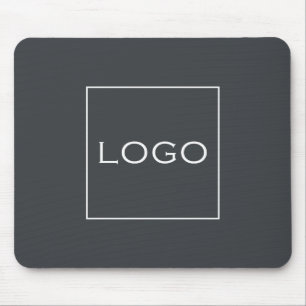 Benutzerdefinierter Logo Neutral Charcoal Grau Com Mousepad