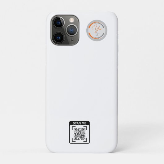 Benutzerdefinierter Logo QR-Code Geschäft Case-Mate iPhone Hülle (Rückseite)