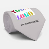 Benutzerdefinierter Logo-Text QR-Code Marken-Halst Krawatte (Gerollt)