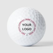 Benutzerdefinierter Logo-Text und Briefmarke Golfb Golfball (Vorderseite)