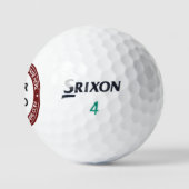 Benutzerdefinierter Logo-Text und Farbkombinatione Golfball (Logo)