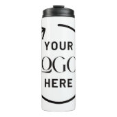 Benutzerdefinierter Logo-Trailer Thermosbecher (Vorderseite)