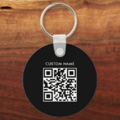Benutzerdefinierter Logo- und QR-Code für das Gesc Schlüsselanhänger (Rückseite)