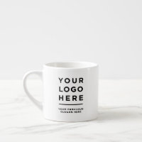 Benutzerdefinierter Logo und Text Espresso-Tasse o