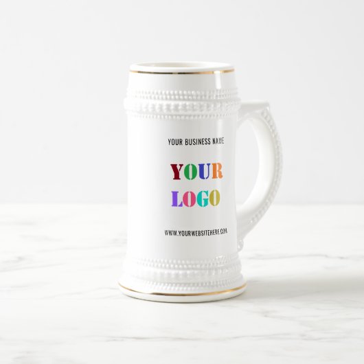 Benutzerdefinierter Logo-Werbeartikel Business Bee Bierglas (VorderseiteRechts)
