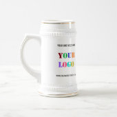 Benutzerdefinierter Logo-Werbeartikel Business Bee Bierglas (Links)