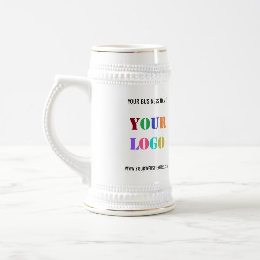 Benutzerdefinierter Logo-Werbeartikel Business Bee Bierglas (Links)