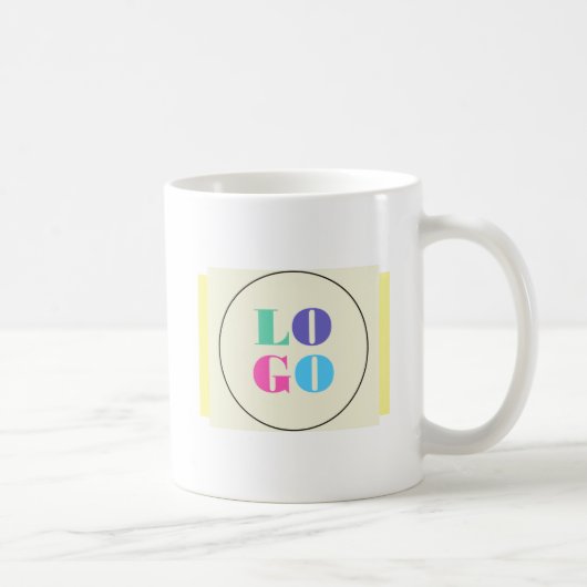 Benutzerdefinierter Logobecher Kaffeetasse (Rechts)