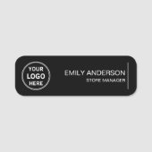 Benutzerdefinierter Logomitarbeiter Magnetsicherhe Namensschild (Vorderseite)