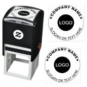 Benutzerdefinierter Logostempel für Papier (Firmen Permastempel