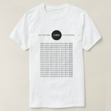 Benutzerdefinierter Logotext T-Shirt