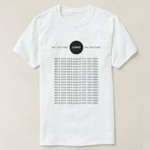 Benutzerdefinierter Logotext T-Shirt