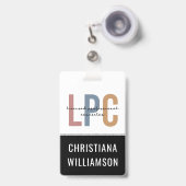 Benutzerdefinierter LPC-lizenzierter Beruflicher B Ausweis (Vorderseite mit Ausziehbar)