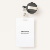 Benutzerdefinierter LPC-lizenzierter Beruflicher B Ausweis (Rückseite mit Rechteck)