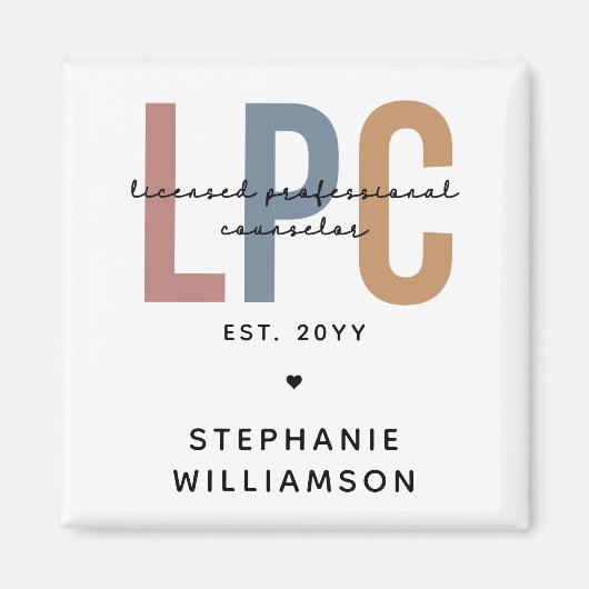 Benutzerdefinierter LPC-lizenzierter Beruflicher B Magnet (Vorne)