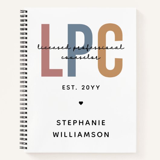 Benutzerdefinierter LPC-lizenzierter Beruflicher B Notizblock (Vorderseite)