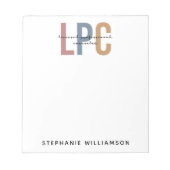 Benutzerdefinierter LPC-lizenzierter Beruflicher B Notizblock (Vorderseite)