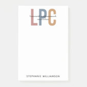 Benutzerdefinierter LPC-lizenzierter Beruflicher B Post-it Klebezettel (Vorderseite)