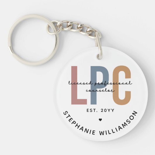 Benutzerdefinierter LPC-lizenzierter Beruflicher B Schlüsselanhänger (Vorderseite)