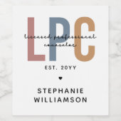 Benutzerdefinierter LPC-lizenzierter Beruflicher B Weinetikett (Einzelnes Label)