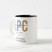 Benutzerdefinierter LPC-lizenzierter Beruflicher B Zweifarbige Tasse (Vorderseite Links)