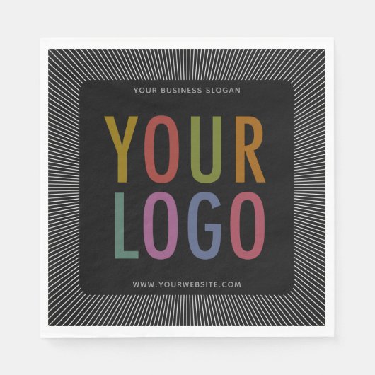 Benutzerdefinierter Luncheon Napkins mit Firmenlog Serviette (Vorderseite)