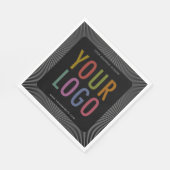 Benutzerdefinierter Luncheon Napkins mit Firmenlog Serviette (Ecke)