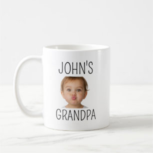Benutzerdefinierter lustiger Baby-Foto-Opa-Becher Kaffeetasse