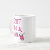 Benutzerdefinierter lustiger Spruch Moderner Freun Kaffeetasse (Vorderseite Links)