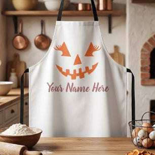 Benutzerdefinierter Mädchenhafter Jack O Lantern K Schürze