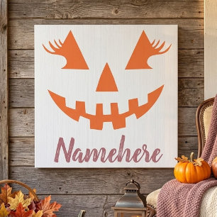 Benutzerdefinierter Mädchenhafter Kürbis Halloween Fliese